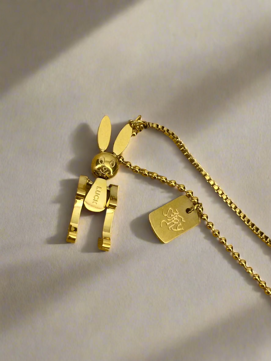 bunny necklace