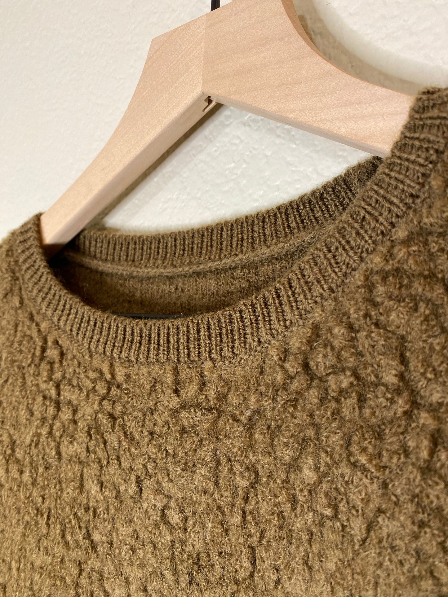 brown sweater