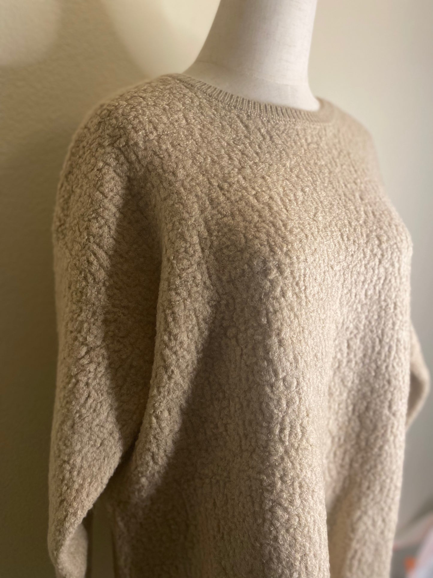 brown sweater