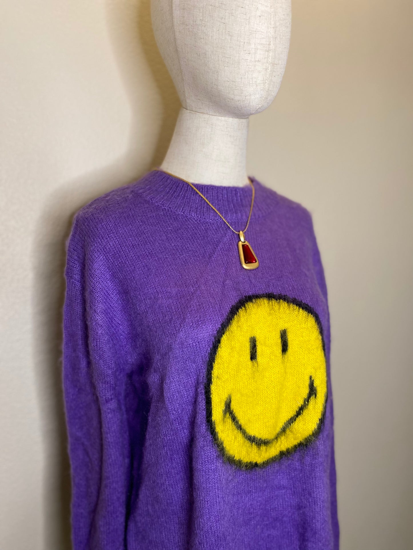 smile face sweater