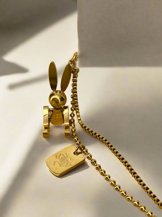 bunny necklace