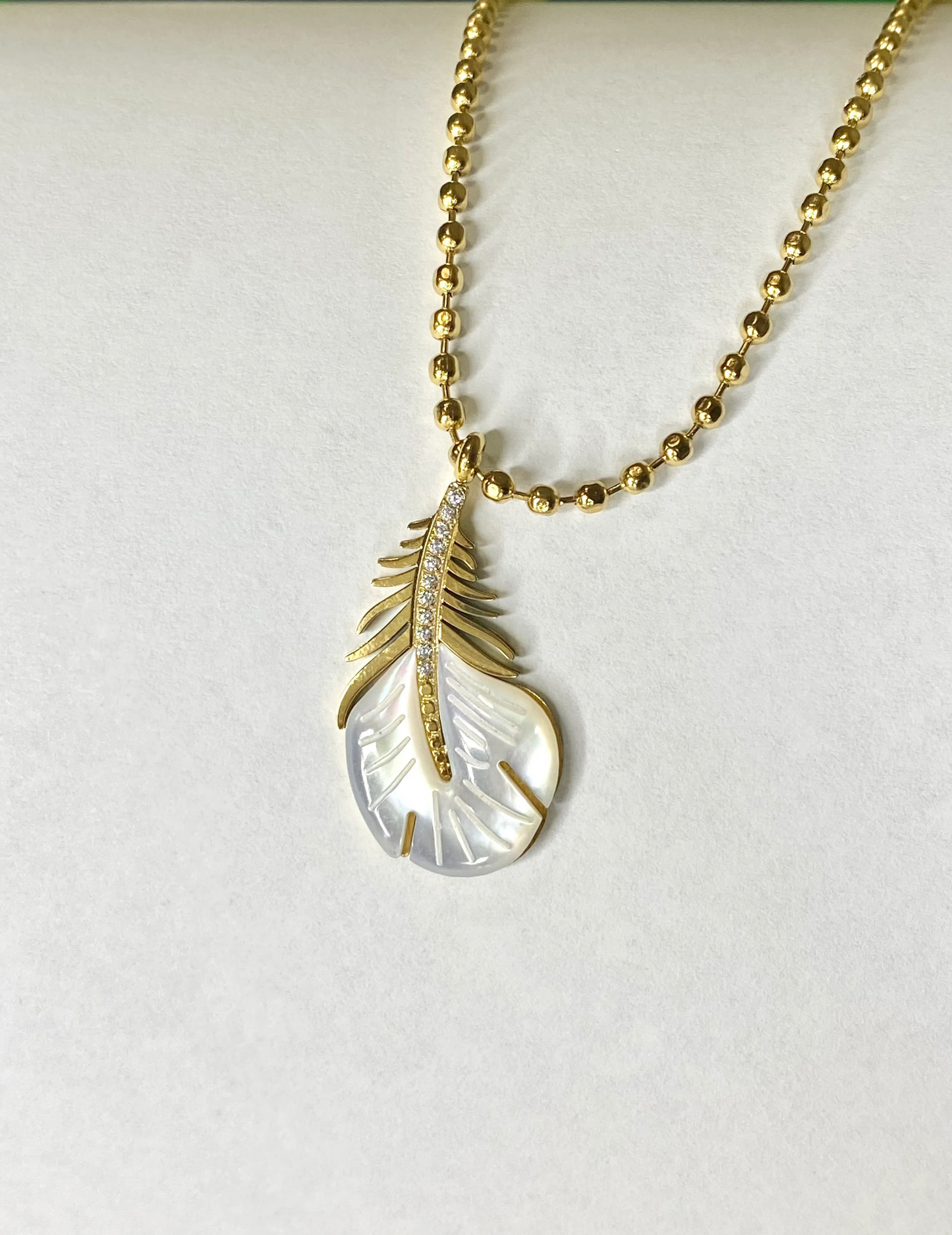 feather necklace