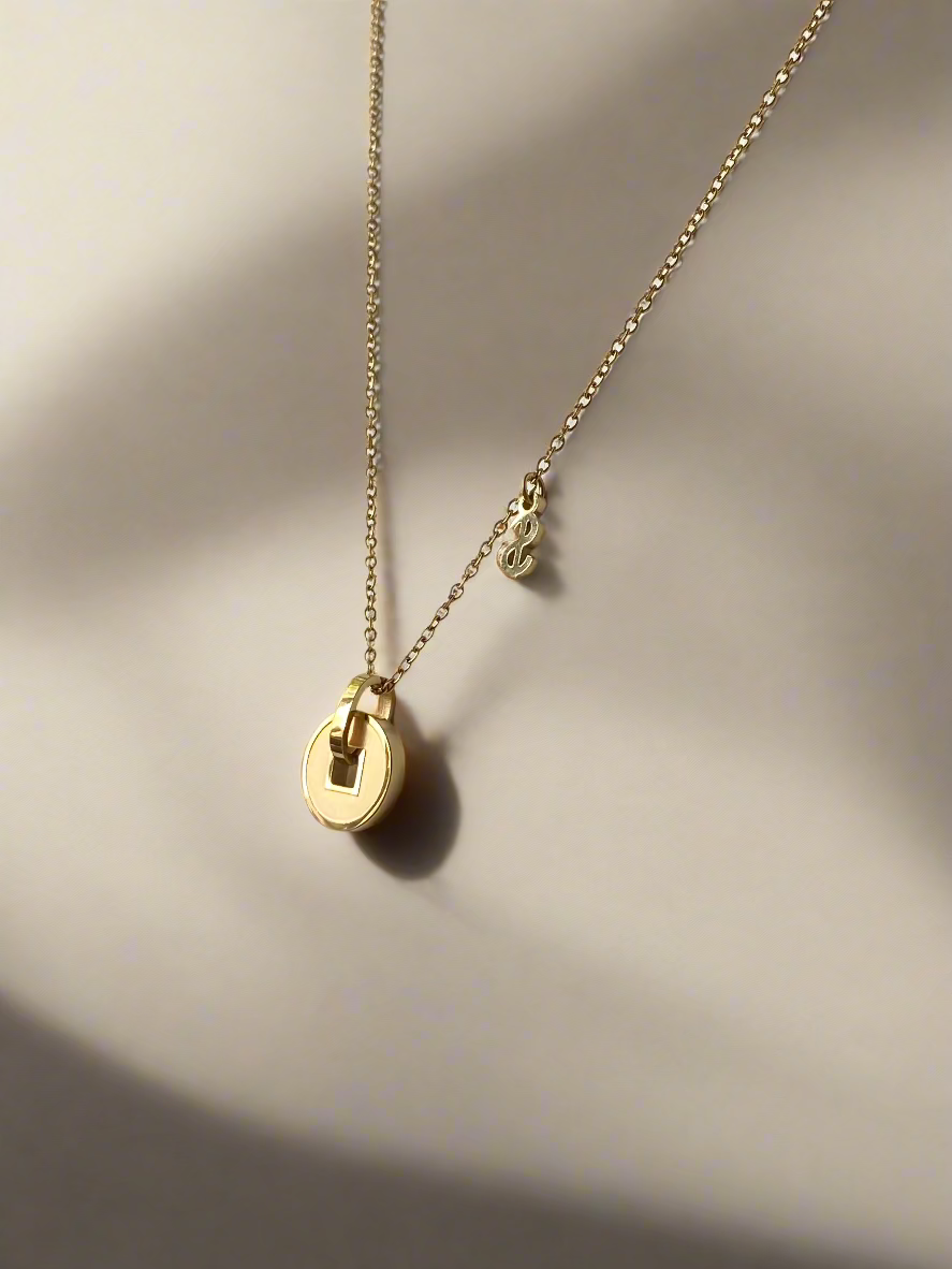 lucky coin necklace