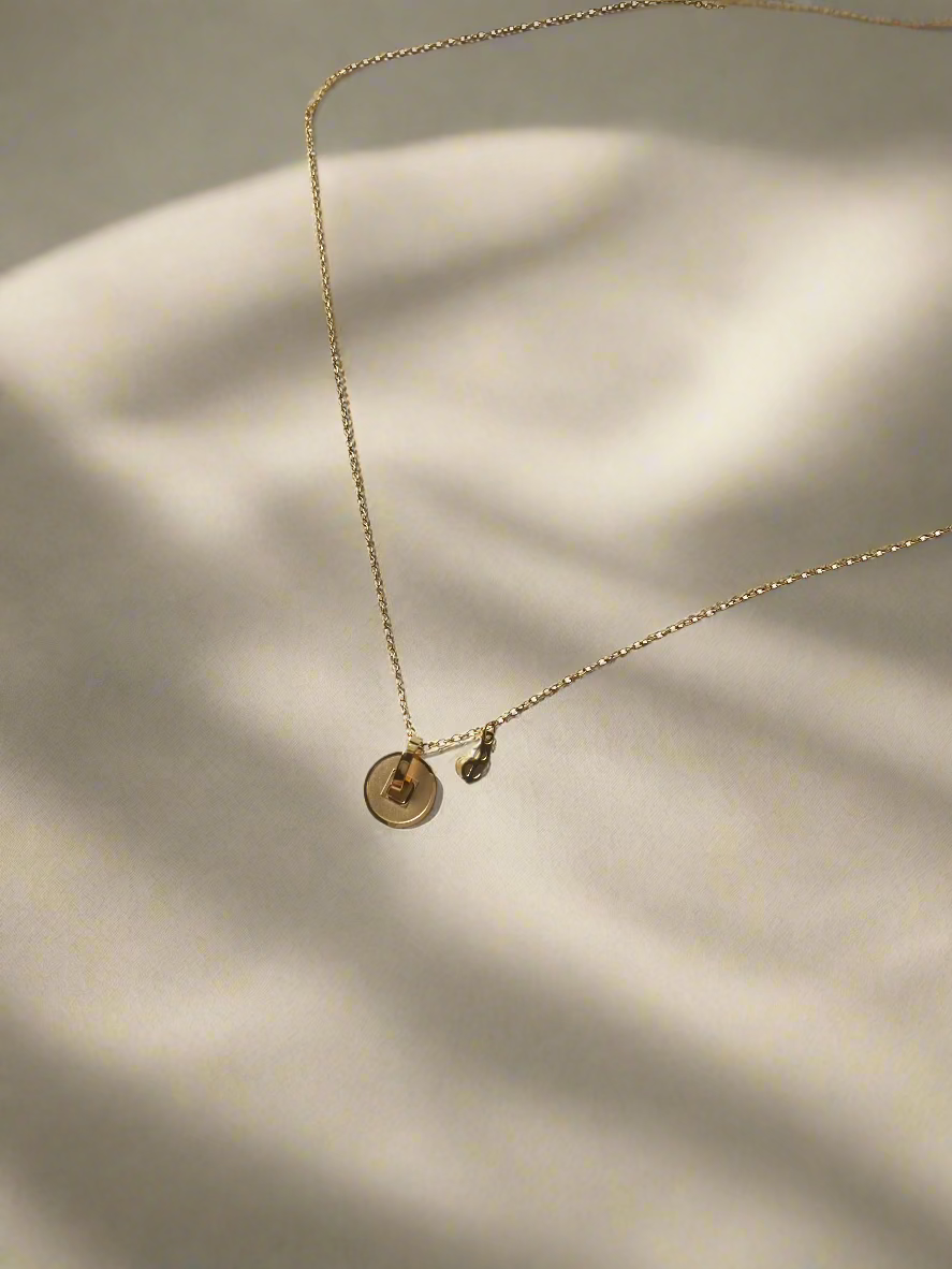 lucky coin necklace