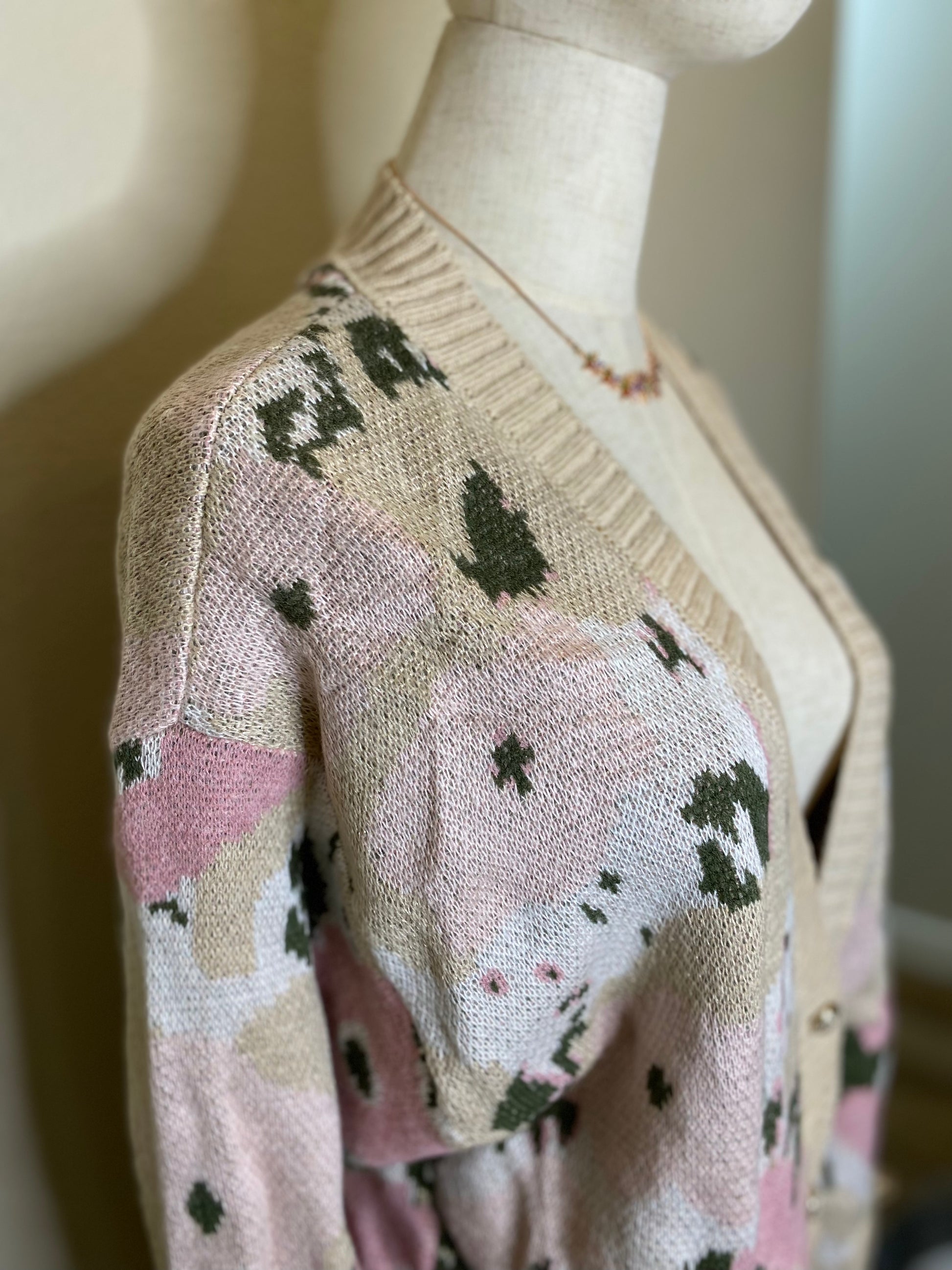 floral sweater 
