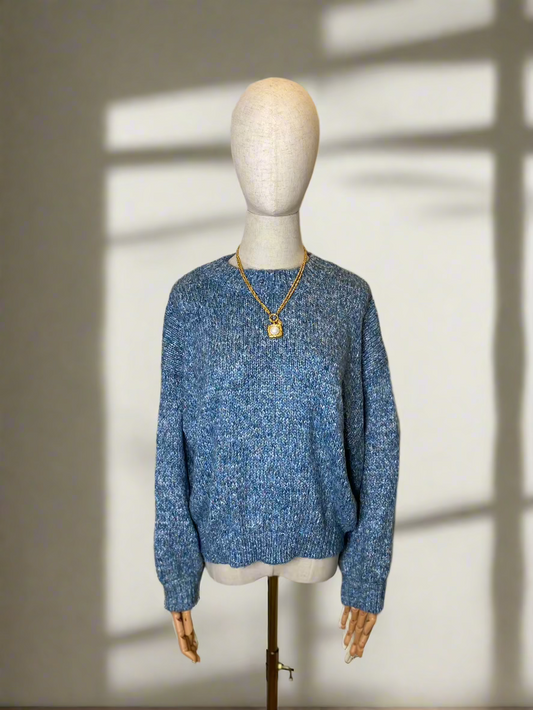 blue sweater 