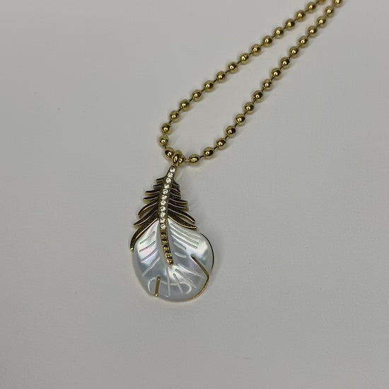 shell made necklace