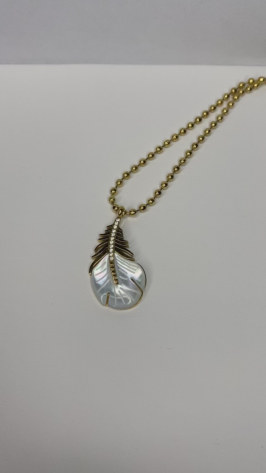 shell made necklace